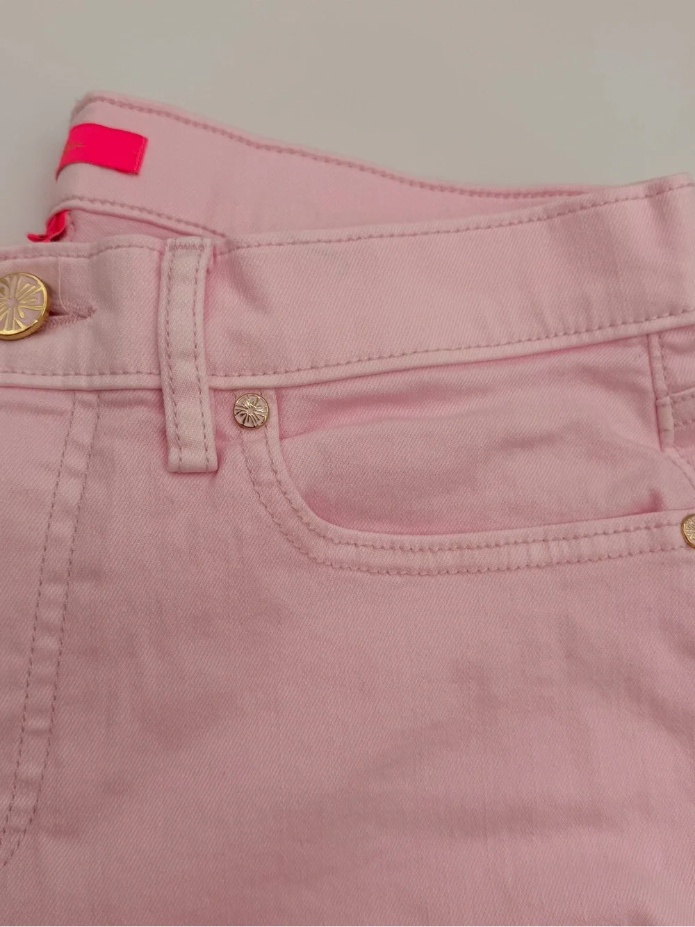 Lilly Pulitzer Women's Annet High-Rise Crop Flare Misty Pink size 10